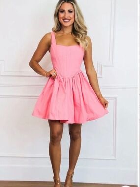 Shop Talulah Sloane Corset Pink Dress